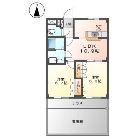 ヴァンベールＫ 間取り図画像