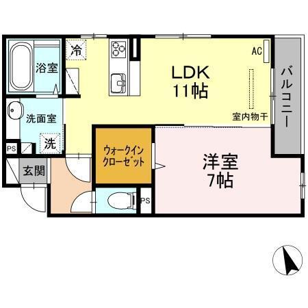 コンフォール　コート（303） 間取り図画像
