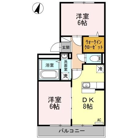 クリオコート　B棟（B303） 間取り図画像
