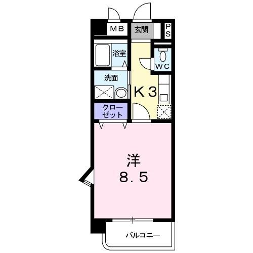 ゲイブルズ（210） 間取り図画像