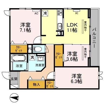 間取り図写真