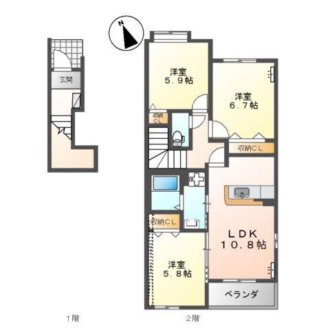 間取り図写真
