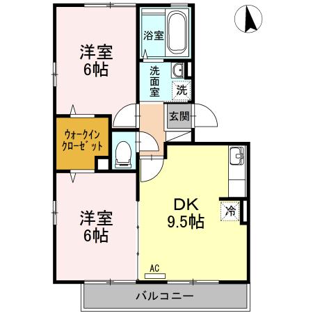 アーバンライフ５号館（305） 間取り図画像