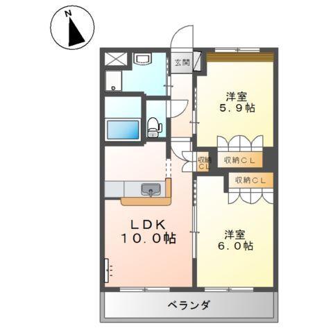 サンフォレスティ前泉 間取り図画像