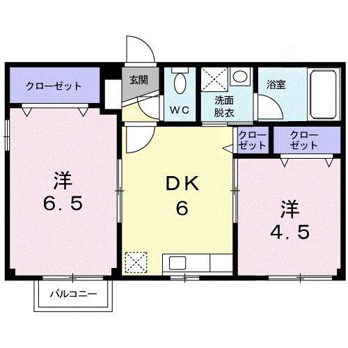 ヴィレッジコート２１（203） 間取り図画像