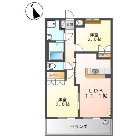 スカイフォレストⅡ 間取り図画像