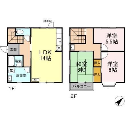サンヒルズ（101） 間取り図画像