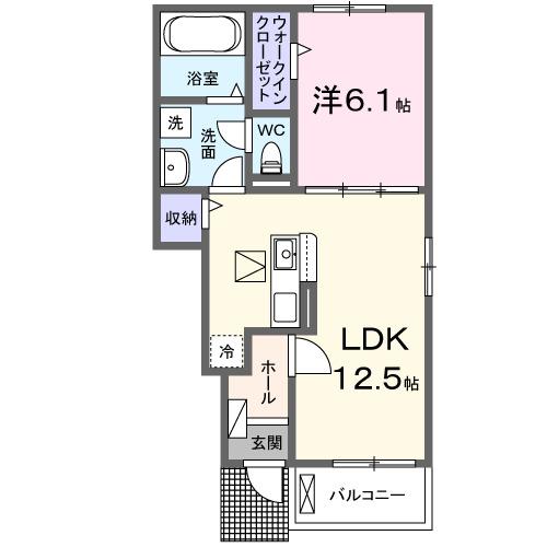 スカイヒルズⅠ（102） 間取り図画像