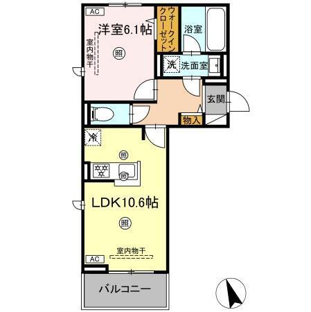 カーサヒルズ（303） 間取り図画像