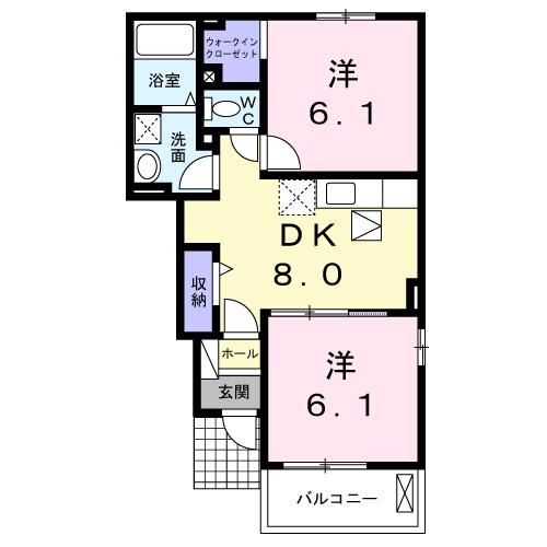 サンリットヒル　Ⅲ（105） 間取り図画像