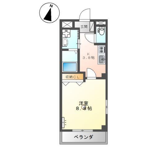 エトワール有冨 間取り図画像