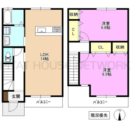  間取り図写真
