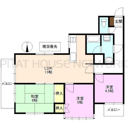  間取り図写真