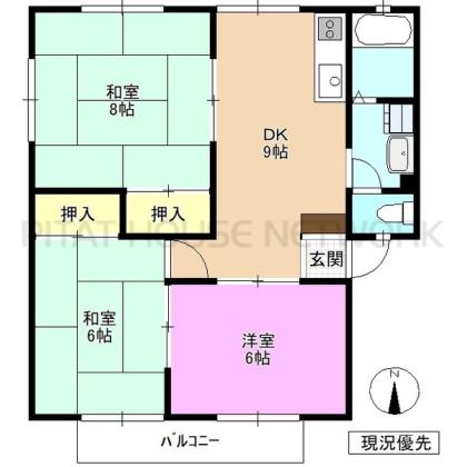 ※室内写真は別のお部屋です　現況優先