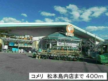 コメリ松本島内店：400m