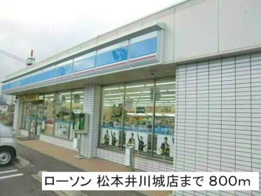 ローソン松本井川城店：800m