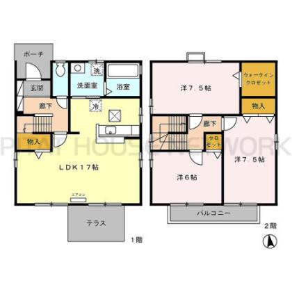  間取り図写真