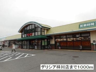 デリシア　梓川店：1000m