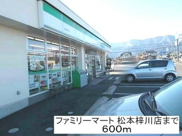 ファミリーマート松本梓川店：600m