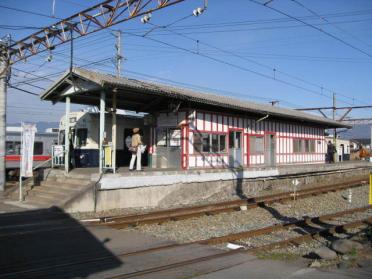 下之郷駅(上田電鉄　別所線)：1954m