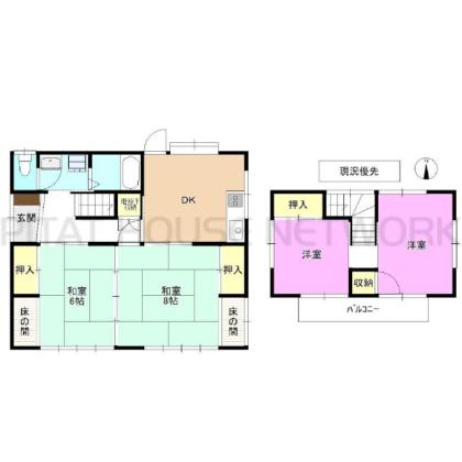  間取り図写真