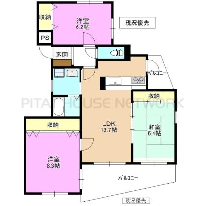  間取り図写真