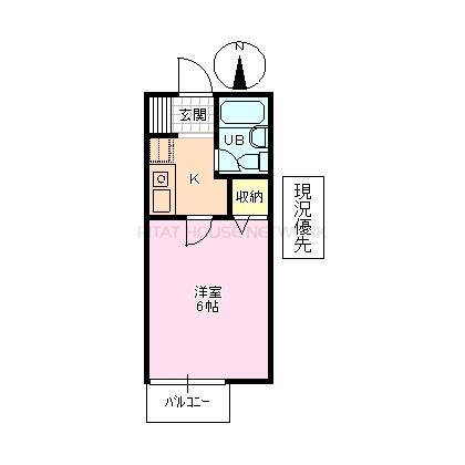 室内写真は別のお部屋です　現況優先