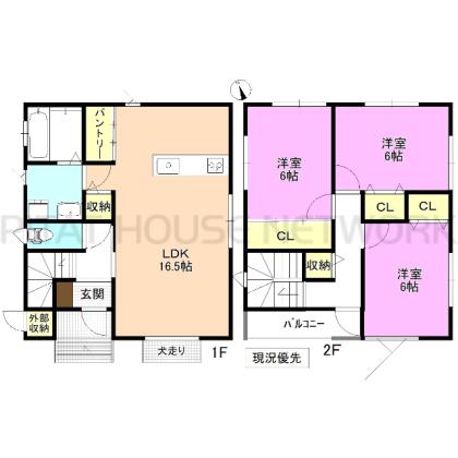  間取り図写真