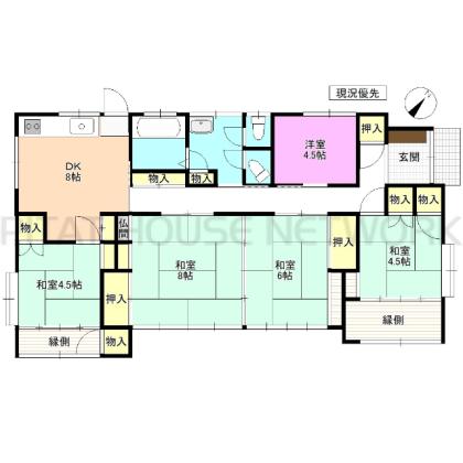 間取り図写真