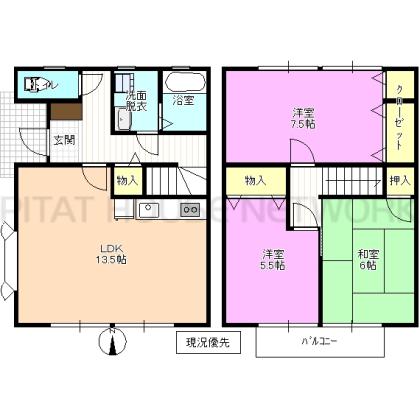  間取り図写真