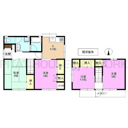  間取り図写真