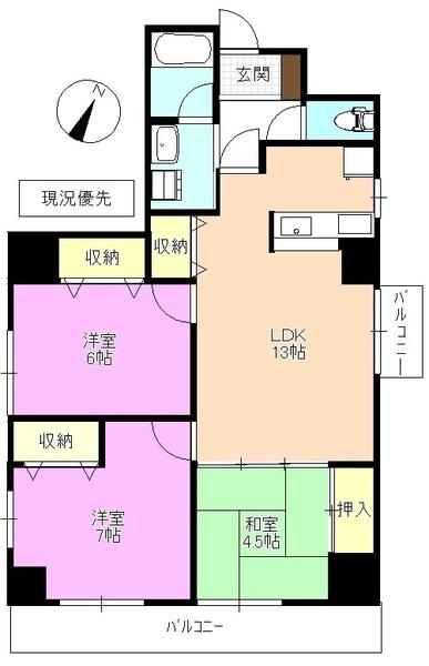  間取り図写真