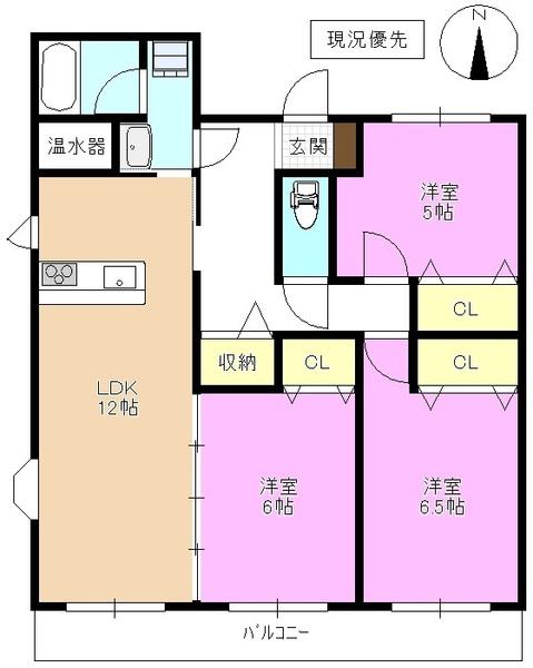ル・パレ・ブリヤン・ヴィヨレ 間取り図画像