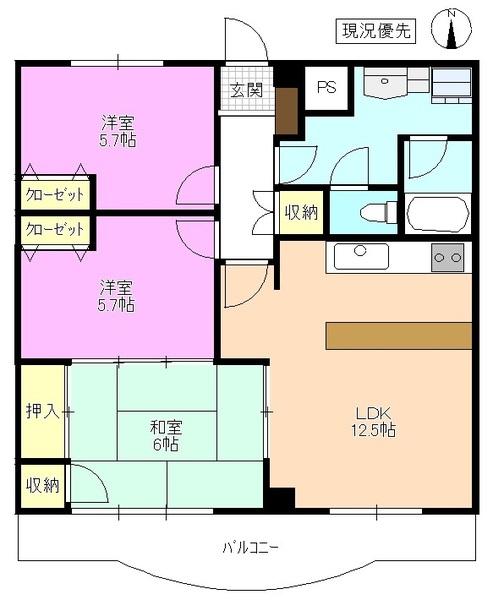  間取り図写真