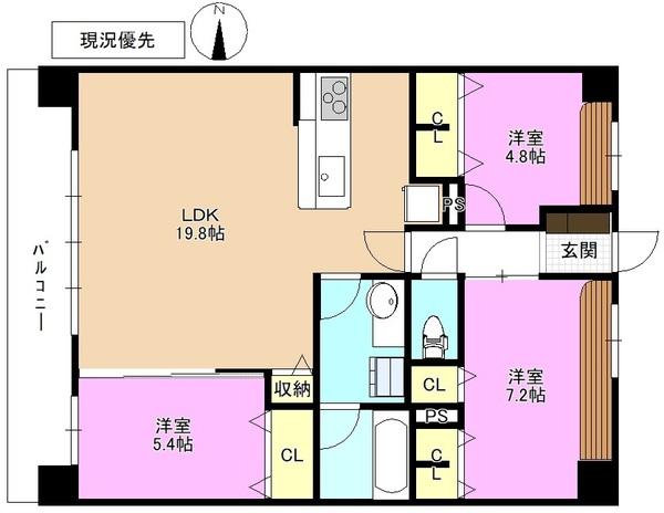 アヴァンセ東口 間取り図画像