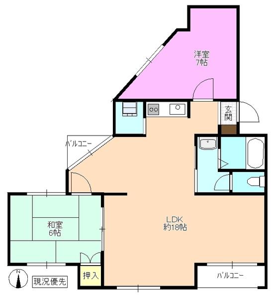  間取り図写真