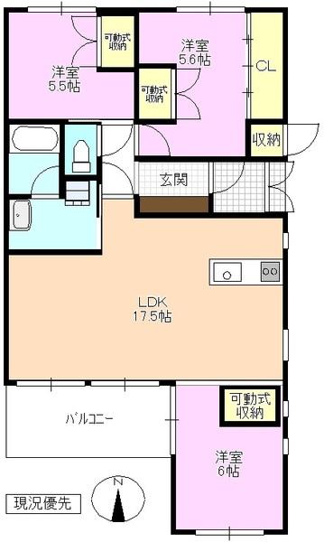  間取り図写真