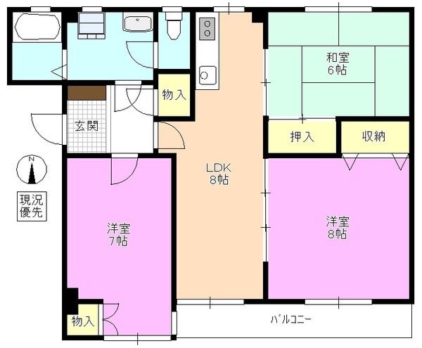  間取り図写真