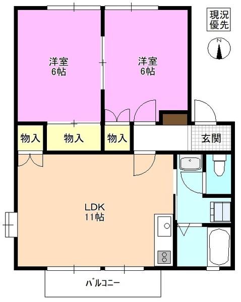 ディアコート 間取り図画像