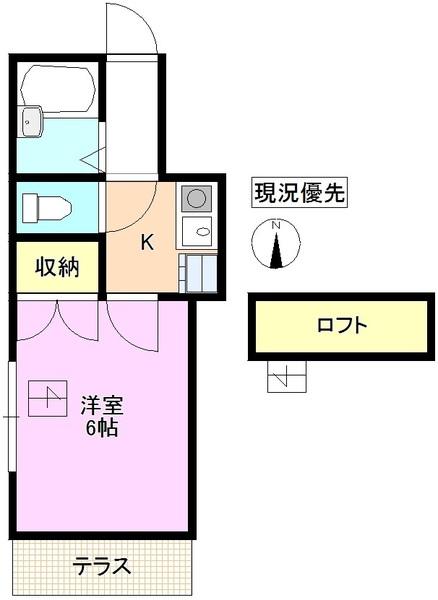 メープル上田Ⅱ 間取り図画像