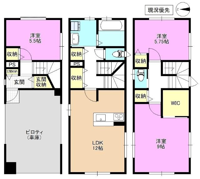  間取り図写真