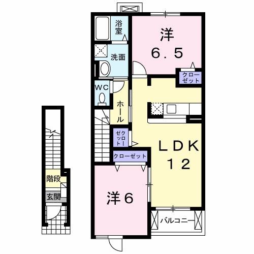 グランフィオーレ　Ａ（202） 間取り図画像