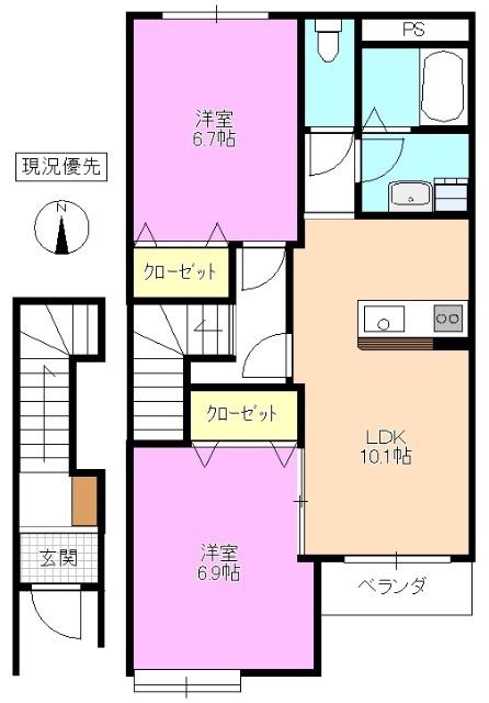 アヴァンティ 間取り図画像