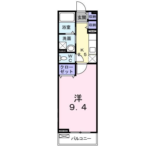大−１（202） 間取り図画像