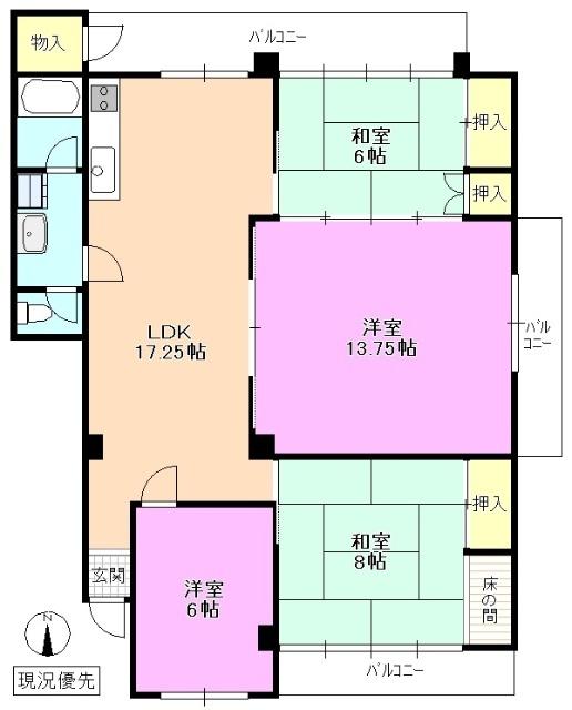  間取り図写真