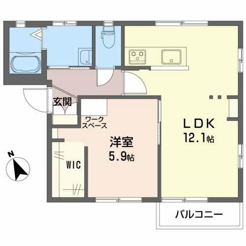 サンシャイン桃乃井Ｂ　 間取り図画像