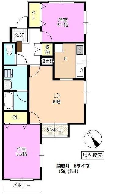  間取り図写真
