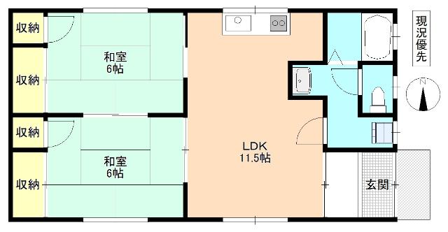  間取り図写真