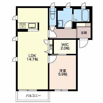 デローザ 間取り図画像
