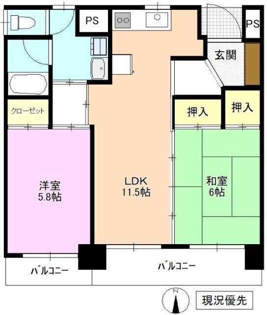  間取り図写真